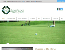 Tablet Screenshot of hedgehoggolf.com